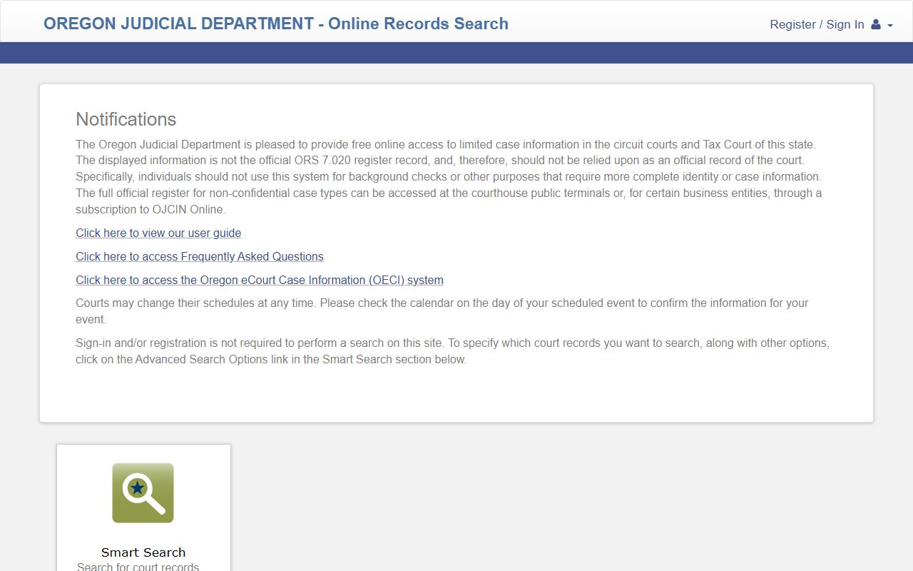 Marion County court records OJD circuit and tax record search